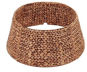 lot 9971 image: Rattan Christmas Tree Collar 24 inch