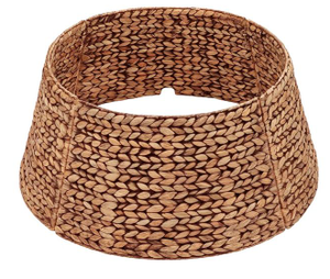lot 9972 image: Rattan Christmas Tree Collar 24 inch