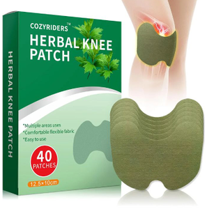 lot 9973 image: COZYRIDERS Herbal Knee Pain Relief Patches - 80 Pack