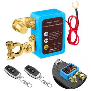 lot 9995 image: ISINFLASH Smart Voltage Kill Switch, Remote Battery Disconnect 12V24V 240A Automatic Power Shut Off Remote Control Switch Car Anti-Theft for Auto GM Car Truck Boat RV (Flat Installation)