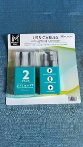 lot 4009 image: Members Mark Lightning USB Cable 2-Pack - Retail $15