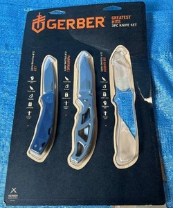 lot 4019 image: Gerber Greatest Hits Folding Knife Set - Retail $25