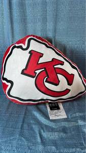 lot 6015 image: Logo Brands Kansas City Chiefs XL Puff Pillow - Retail $20