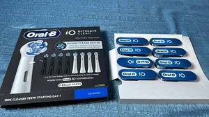 lot 6030 image: Oral-B iO Ultimate Clean Replacement Brush Heads - 8 Pack
