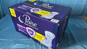 lot 6047 image: Poise Overnight Pads