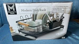 lot 6049 image: Members Mark Modern Dish Drying Rack
