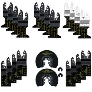 lot 7023 image: 24 Pcs Oscillating Saw Blades Universal Multitool Blades
