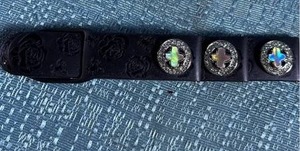lot 7027 image: HALLJOY Galaxy Watch Band with Holographic Crystal Accents