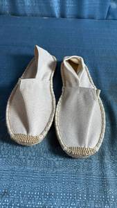 lot 7034 image: Canvas Espadrilles with Red Sole