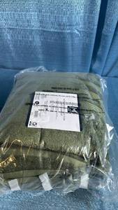 lot 7058 image: Members Mark Olive Green Cotton Bath Towel 6pc Set