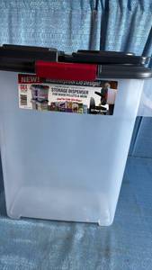 lot 7063 image: Weatherproof Storage Dispenser Container