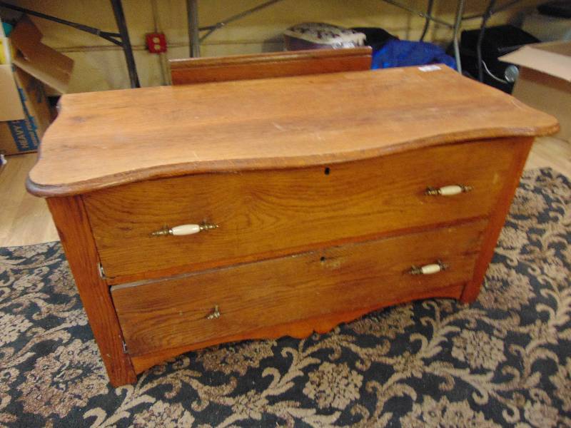 2 Drawer Wooden Dresser 41 X 20 X 23 Park City Estate Sale