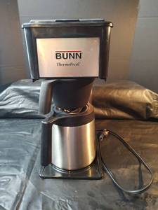 lot 200 image: BUNN ThermoFresh BTX-B Coffee Maker with Stainless Steel Thermal Carafe