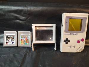 lot 284 image: Original Nintendo Game Boy Bundle with Games and Magnifier