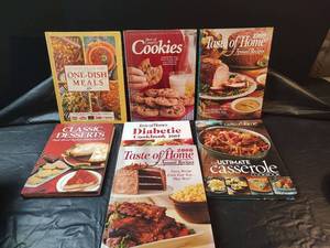 lot 347 image: Collection of Taste of Home and Classic Cookbook Set, Dishes and Desserts