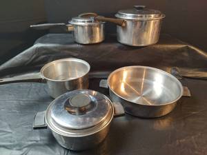 lot 357 image: Aluminum Cookware Set with Long Handles