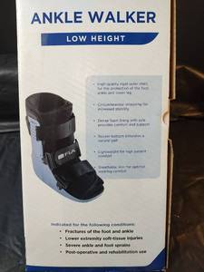 lot 399 image: Used FLA Low Height Ankle Walker Boot - Size M
