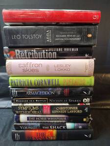 lot 413 image: Mixed Genre Hardcover Book Collection