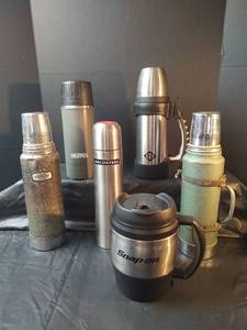 lot 470 image: Thermos Collection - Stanley, Thermos, Rock, Arcosteel & Snap-on