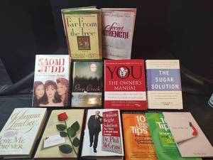 lot 488 image: Mixed Book Collection - Fiction and Self-Help Bundle