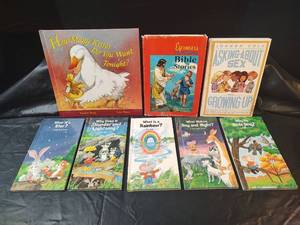 lot 491 image: Mixed Childrens Book Collection - Educational, Religious and Story Books