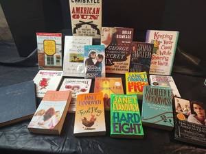 lot 495 image: Mixed Book Collection - History, Fiction and Humor Books