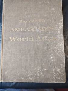 lot 496 image: Hammonds Ambassador World Atlas 1961, Second Edition, Features Multiple Printings From 1954-1961