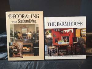 lot 497 image: Southern Living Decorating and Farmhouse Design Books Set - Coffee Table Books