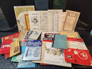 lot 499 image: Mid-Century Sheet Music Collection-Different Genres and Skills