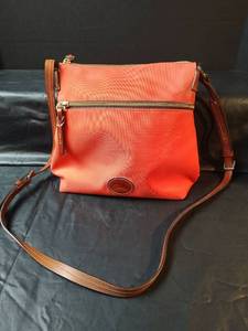 lot 540 image: Dooney & Bourke Coral Nylon Crossbody Bag