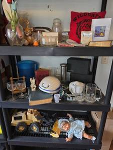 lot 613 image: Contents of 3 Shelves, Shelves NOT Included