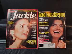 lot 673 image: 1994 Magazine Collection - Star and Good Housekeeping about Jackie Kennedy