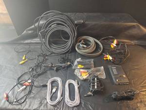 lot 681 image: Mixed Lot of AudioVideo AV and USB Cables, New and Used