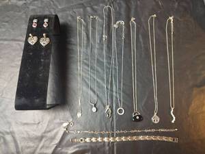 lot 709 image: Assorted Jewelry Collection- Sterling Silver, Brighton and More