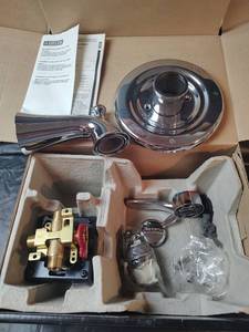 lot 751 image: Delta Shower Valve Trim Kit with Rough-In, Shower Head Not Included