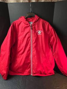 lot 795 image: Southampton Indians Red Windbreaker Jacket Size XL