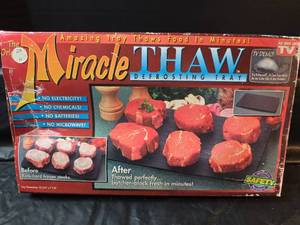 lot 803 image: Miracle Thaw Defrosting Tray - As Seen on TV