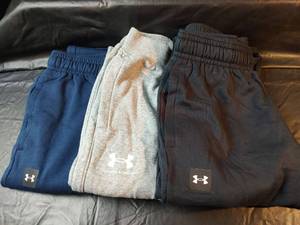 lot 821 image: Under Armour Athletic Sweatpants Bundle, See Sizes