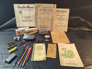 lot 917 image: Manual Collection, Office Supply Lot and Whetstones