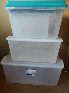 lot 1000 image: Assorted Storage Container Set - Sterilite & Hefty Bins