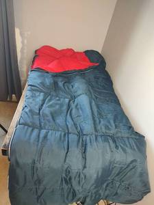lot 1065 image: Sleeping Bag, Double Sided Zipper, Adult Size