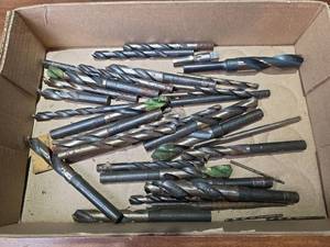 lot 1538 image: Lot of Large Morse Taper Drill Bits