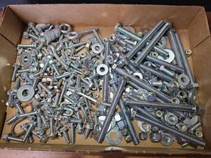 lot 1554 image: Mixed Lot of Steel Hardware Fasteners