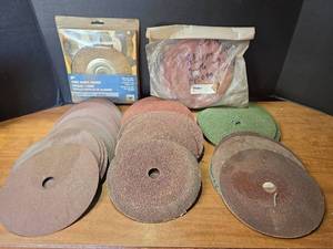 lot 1639 image: Industrial Abrasive Wheel Collection - Mibro and Weiler
