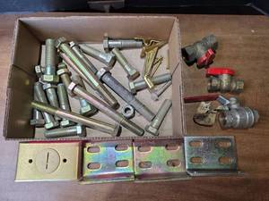 lot 1646 image: Industrial Hardware and Electrical Cover Plates Lot