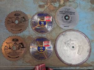 lot 1680 image: Circular Saw Blade Collection
