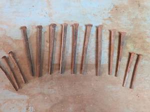 lot 1692 image: Hand-Forged Square Cut Nails