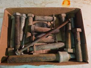 lot 2026 image: Industrial Machine Bolts and Fasteners Lot