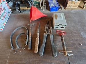 lot 2071 image: Milbank Pull-Out Switch and Assorted Tools