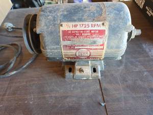 lot 2094 image: Power Kraft 12 HP Electric Motor Montgomery Ward Untested